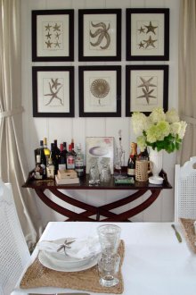 Εικόνες στο εσωτερικό σε θαλάσσιο στυλ