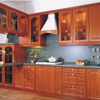 Αντικατάσταση προσόψεων κουζίνας από μασίφ ξύλο