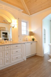 Ρετρό στυλ εσωτερικό μπάνιο