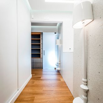 Σχεδιασμός διαδρόμου διαμερίσματος ενός δωματίου