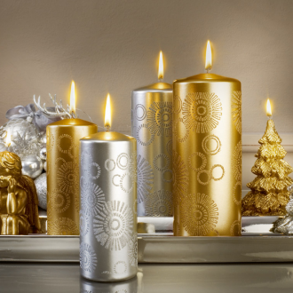 Βαφή διακοσμητικά κεριά