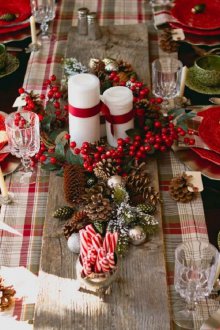 Χριστούγεννα διακόσμηση κεριών