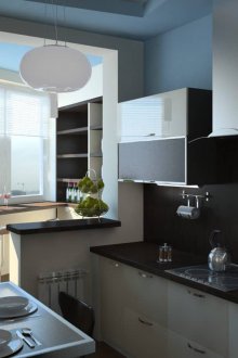 Ψυγείο Khrushchevsky στην κουζίνα loggia