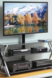 Γυάλινο ράφι για εξοπλισμό