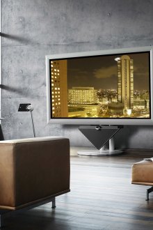 Μινιμαλιστική τηλεόραση στο σαλόνι