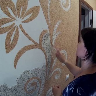 Σχέδια υγρής ταπετσαρίας Λουλούδια