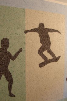 Φιγούρες υγρή ταπετσαρία