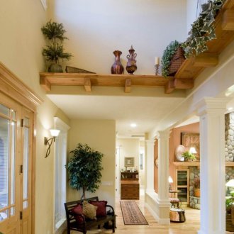 Σχεδιασμός αίθουσας με λουλούδια