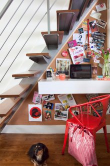 Γωνιά διακόσμησης κάτω από τις σκάλες