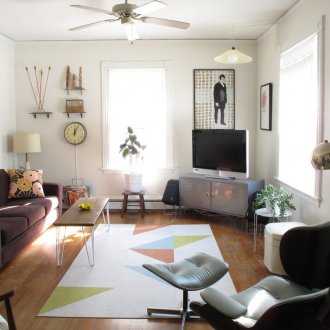 Τηλεόραση διακόσμηση γωνιών