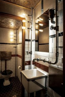 Βιομηχανικό στυλ διακόσμησης σωλήνων