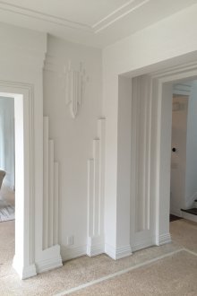 Διακοσμητικό γύψο σε μικρές στήλες