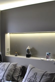 Θέση στο δωμάτιο πάνω από το κεφαλάρι