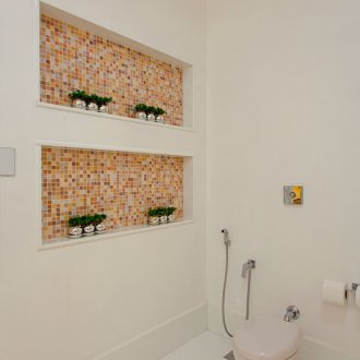 Θέση με μωσαϊκό στο μπάνιο