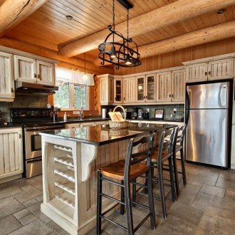 Tree in a rustic interior