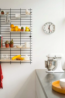 Κάγκελα για κουζίνα με ράφια
