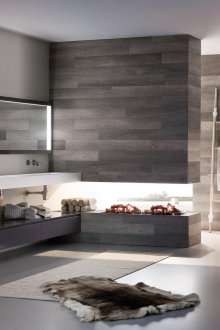 Ξύλινο μοντέρνο μπάνιο