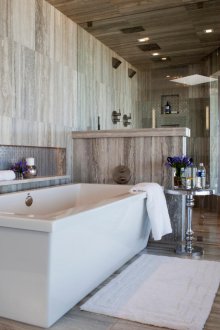 Μοντέρνο στυλ μπάνιο στο σπίτι