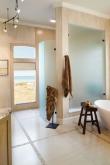 Αμμώδες σύγχρονο μπάνιο