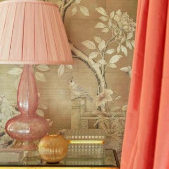 Κουρτίνες ροδακινιάς στο εσωτερικό