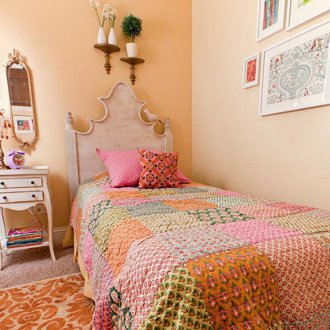 Ροδάκινο χρώμα γύψο στο εσωτερικό