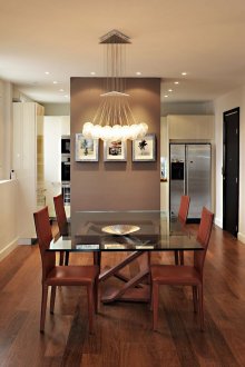 Το χωρίο από γυψοσανίδα καφέ