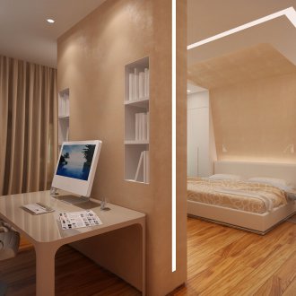 Διαχωρισμός γυψοσανίδας στο υπνοδωμάτιο