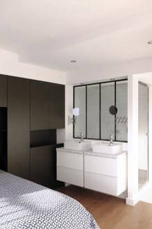 Διαχωριστικό γυψοσανίδας με γυαλί