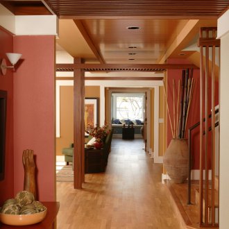 Εσωτερικό σε μπεζ τόνους.