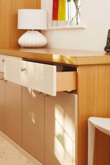 Garderobe i gangen beige