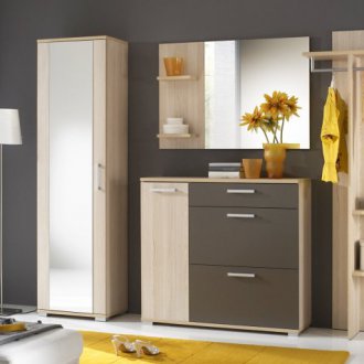 Moderne skap i gangen