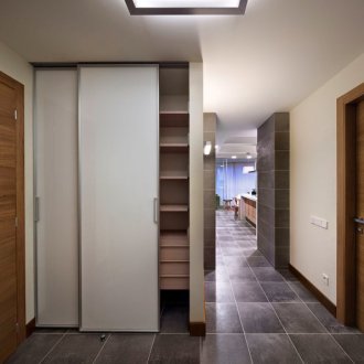 Garderobe i gangen interiør