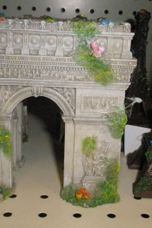 Decoração para arco de aquário