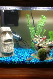 Διακόσμηση για ενυδρείο με πλοίο