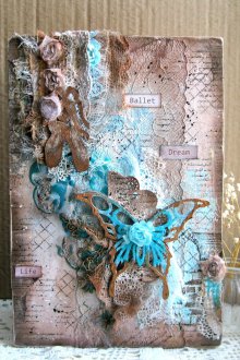 Διακοσμητικό πάνελ από χαρτί με πεταλούδα