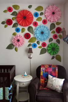 Διακοσμητικό πλαίσιο από χαρτί στο φυτώριο