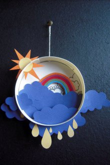 Διακοσμητικό πάνελ από ογκομετρικό χαρτί