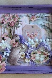 Διακοσμητικό πλαίσιο από χαρτί για το Πάσχα