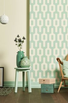 Τιρκουάζ ταπετσαρία