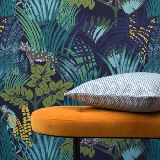 Τυρκουάζ τροπική ταπετσαρία