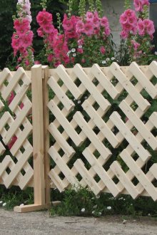 Γεωμετρικό ξύλινο φράκτη