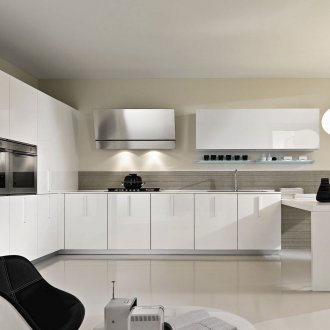 Λευκός φωτισμός κουζίνας