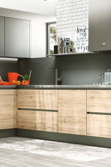 Φωτισμός μονάδας κουζίνας με λωρίδα LED