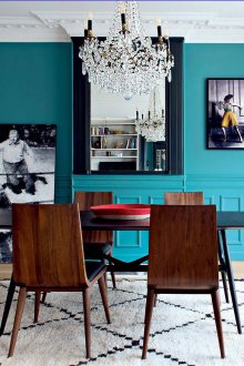 Τυρκουάζ καθιστικό