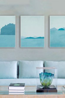 Στερεό μπλε σαλόνι