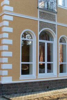 Αφρώδης διακόσμηση μπροστά