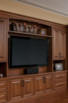 Κλασικό τοίχο στο σαλόνι