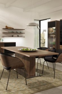 Τοίχος σε καρύδι σαλόνι