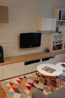 Τοίχο σε ένα δωμάτιο αίθουσα ρετρό