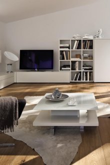 Γωνιακό τοίχο στο σαλόνι